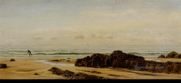 ジョン・ブレット Painting - コーニッシュ海岸のビュードの風景 ブレット・ジョン